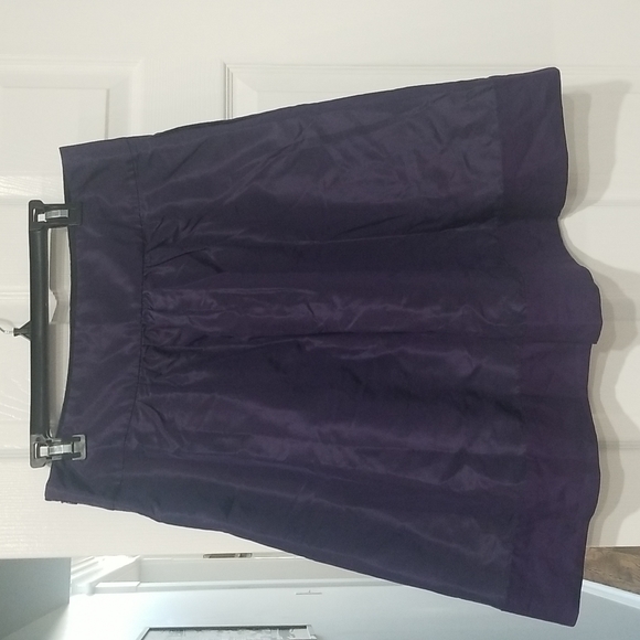 J.Crew Eggplant Purple Silk Skirt - Picture 1 of 5